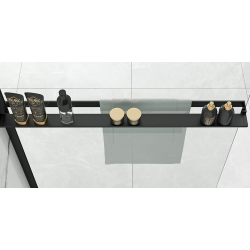 Stylowa Półka na Ręczniki EVO Black - Nowoczesny Design do Twojej Łazienki