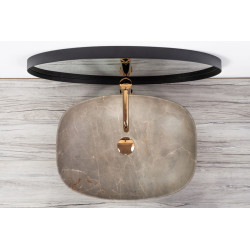 Elegancka Umywalka Nablatowa Freja Beige - Styl i Klasa na Twojej Łazience!