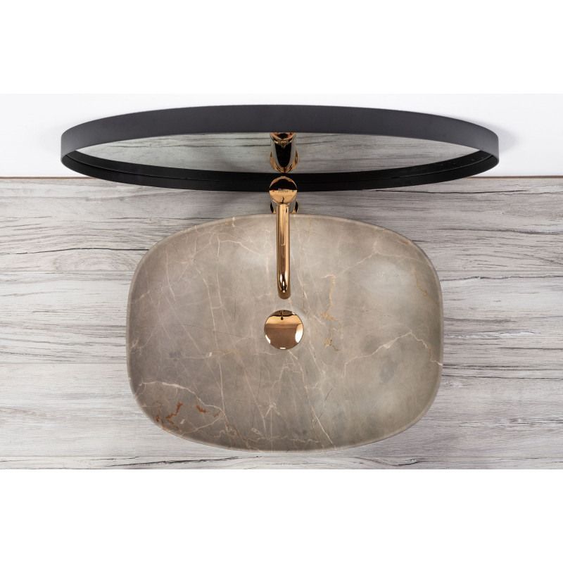 Elegancka Umywalka Nablatowa Freja Beige - Styl i Klasa na Twojej Łazience!