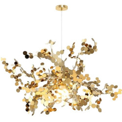 Złota Lampa Wisząca APP546-3CP - Elegancja w Twoim Wnętrzu!