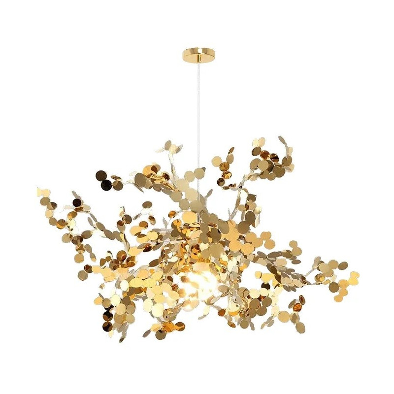 Złota Lampa Wisząca APP546-3CP - Elegancja w Twoim Wnętrzu!