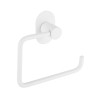Biały uchwyt na papier - bezinwazyjne montowanie, nowoczesny design Miri, stalowa jakość!