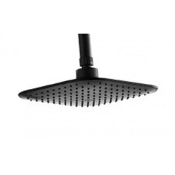 Czarna Kolumna Natryskowa Ondo z Deszczownią - Elegancja i Funkcjonalność dla Twojej Łazienki