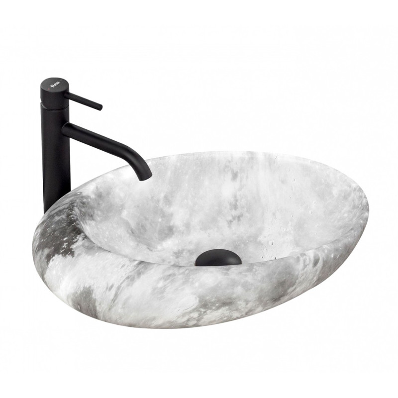 Ekskluzywna Umywalka Roxy C Stone L. Grey - Nowoczesna Elegancja na Twojej Łazienkowej Półce!