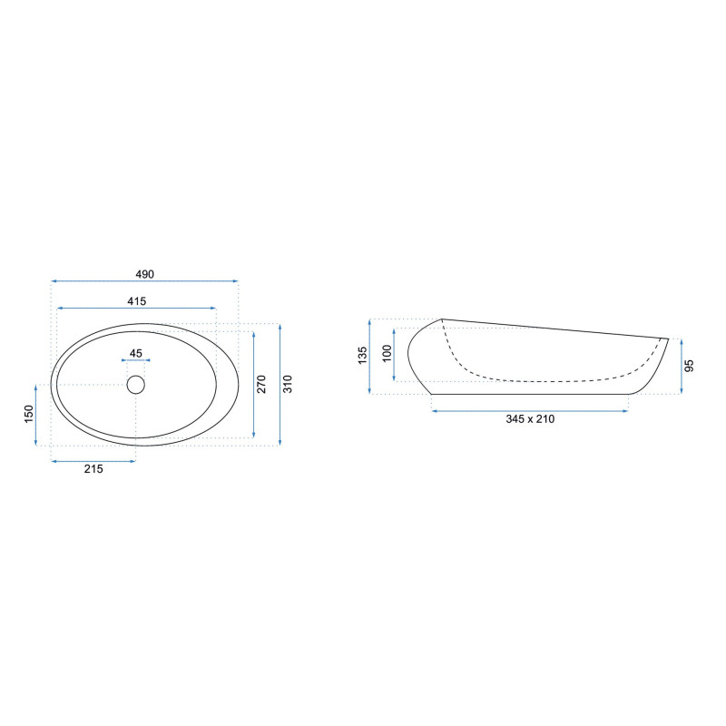 Ekskluzywna Umywalka Roxy C Stone L. Grey - Nowoczesna Elegancja na Twojej Łazienkowej Półce!