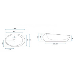Ekskluzywna Umywalka Roxy C Stone L. Grey - Nowoczesna Elegancja na Twojej Łazienkowej Półce!