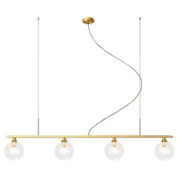 Złota Lampa APP675-4CP – Elegancja, która oświetli Twój dom!