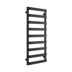 Meteor grzejnik łazienkowy 111x50 cm, czarny soft