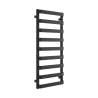 Meteor grzejnik łazienkowy 111x50 cm, czarny soft