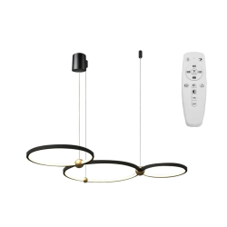 Czarna Lampa Wisząca APP752-30-40-50 – Nowoczesny Design w Twoim Wnętrzu