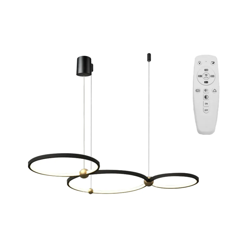 Czarna Lampa Wisząca APP752-30-40-50 – Nowoczesny Design w Twoim Wnętrzu