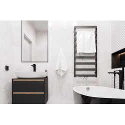 Excellent Meteor grzejnik łazienkowy 111x50 cm  czarny soft