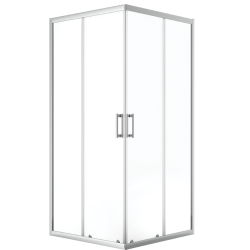 Kabina Prysznicowa LAVEO Bresso 80x80 cm Chrom + Gratis Preparat - Nowoczesność w Twojej Łazience