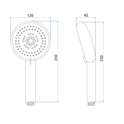 Zestaw Natryskowy Elegance: Ergonomia i Styl w Twojej Łazience
