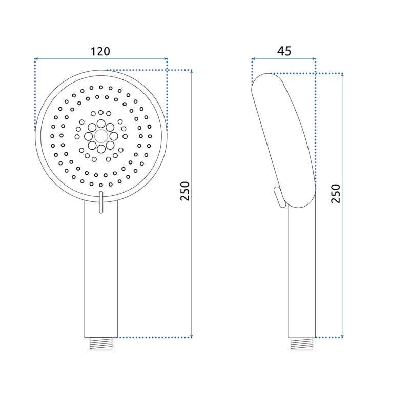 Zestaw Natryskowy Elegance: Ergonomia i Styl w Twojej Łazience