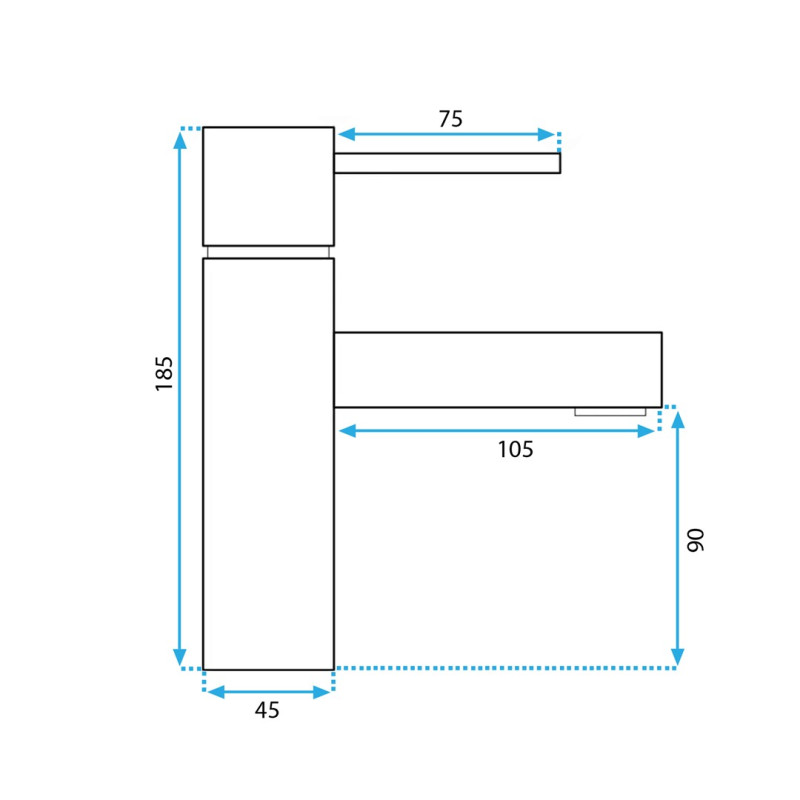 Elegancka Złota Bateria Umywalkowa TESS - Luksus i Design w Jednym