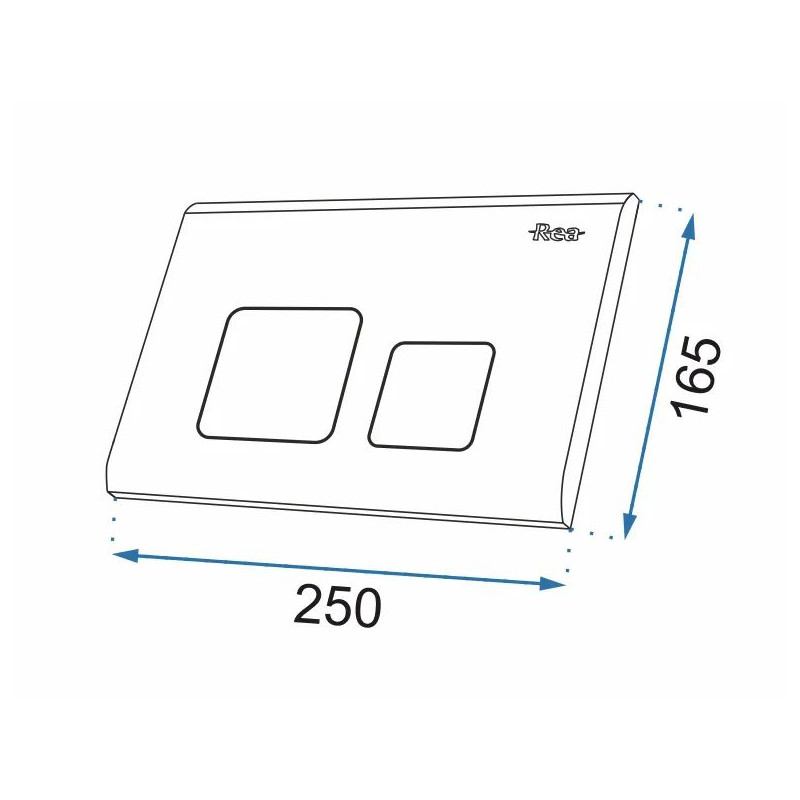 Stylowy Przyciski do Stelaża Podtynkowego H Chrom - Elegancja w Twojej Łazience