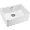 Ceramiczny Zlewozmywak Farmerski Sabor 1K 59x47 Biały - Styl i Funkcjonalność w Twojej Kuchni