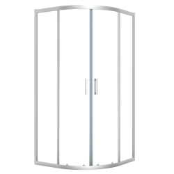 Elegancka Kabina Prysznicowa LAVEO Bresso 90x90 cm w Chromie + GRATIS!