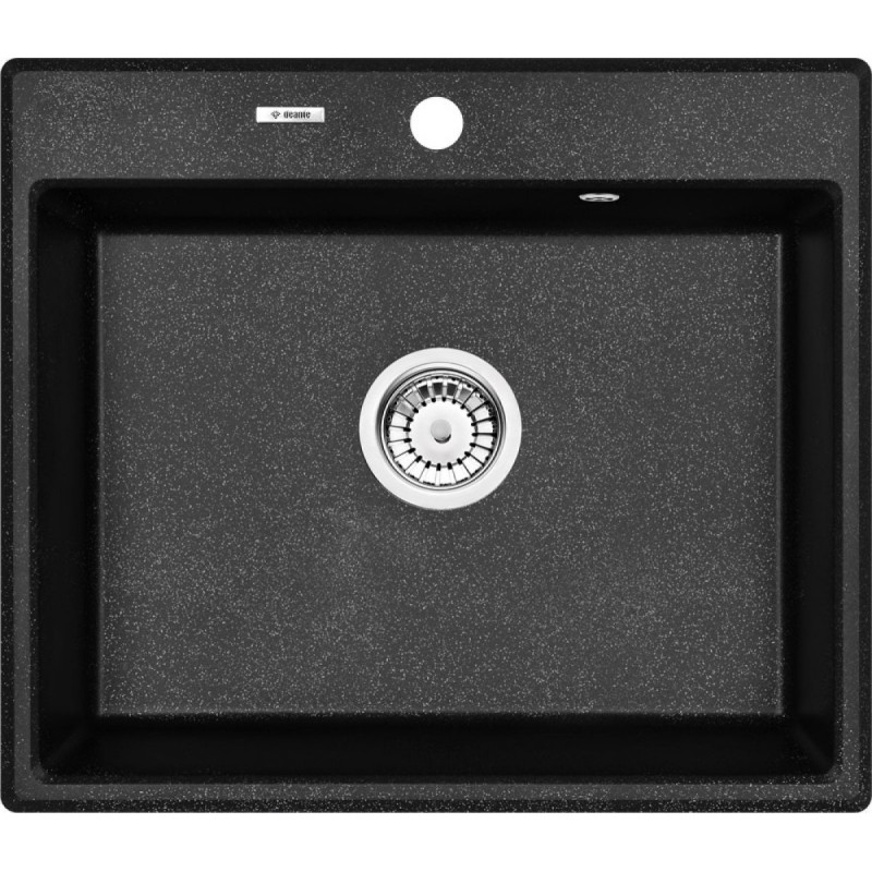 Stylowy Zlewozmywak Andante 1-komorowy 60x52 Grafitowy z Kodem ZQN_2103