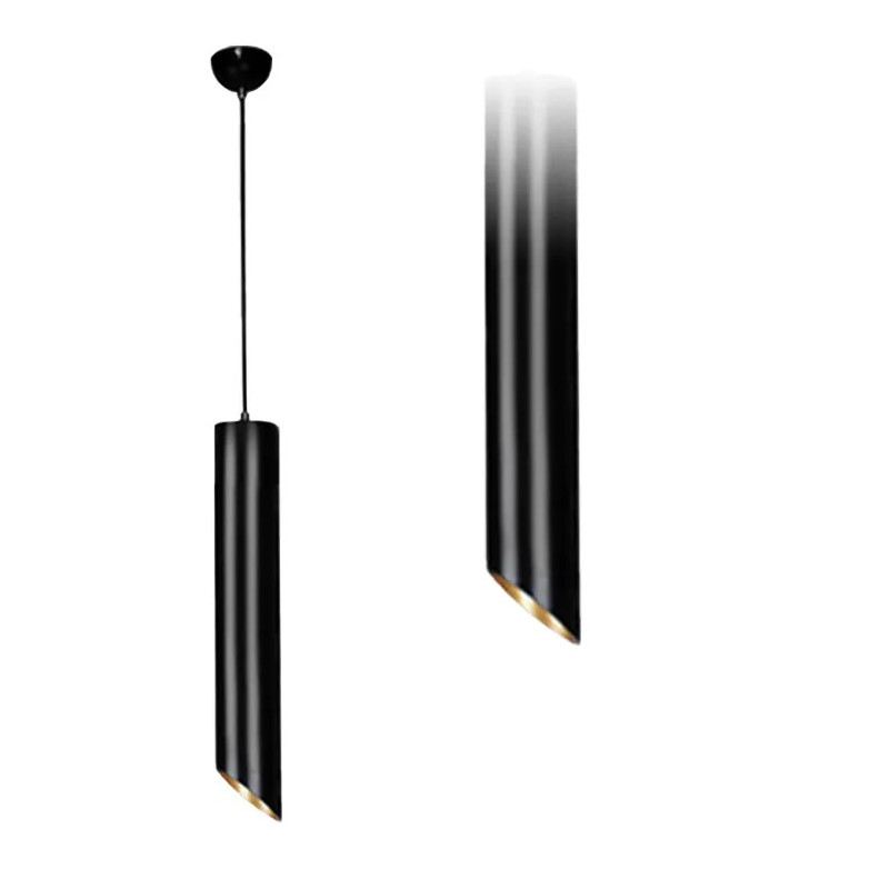 Elegancka Lampa Sufitowa Czarna/Złota - Stylowe Oświetlenie 20cm