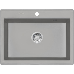 Eridan Zlewozmywak 1-komorowy 70x52 Szary Metalik – Styl i Funkcjonalność w Twojej Kuchni