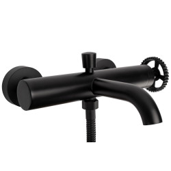 Elegancka Bateria Wannowa Vertigo w Kolorze Czarnym - Nowoczesny Wygląd dla Twojej Łazienki!