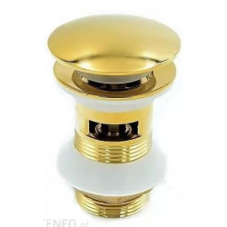 Zestaw Łazienkowy GLAMOUR Gold: Bateria Wannowa + Umywalkowa + Prysznicowy Elegancja