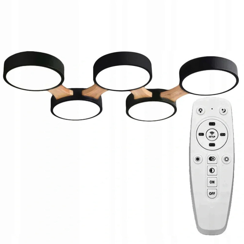 Nowoczesna Lampa Sufitowa APP526-5C - Elegancja i Styl w Twoim Wnętrzu!