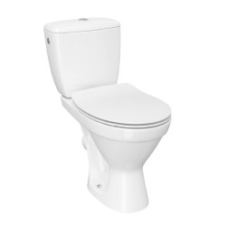 Cersanit Cersania 696: Elegancki WC Kompakt z Wygodną Deska Slim Wolnoopadającą