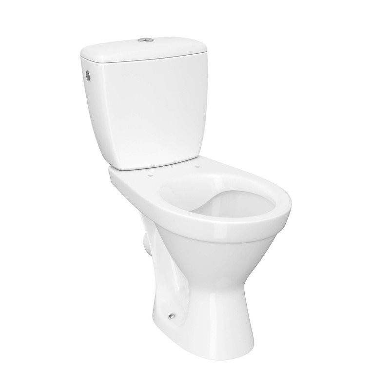 Cersanit Cersania 696: Elegancki WC Kompakt z Wygodną Deska Slim Wolnoopadającą