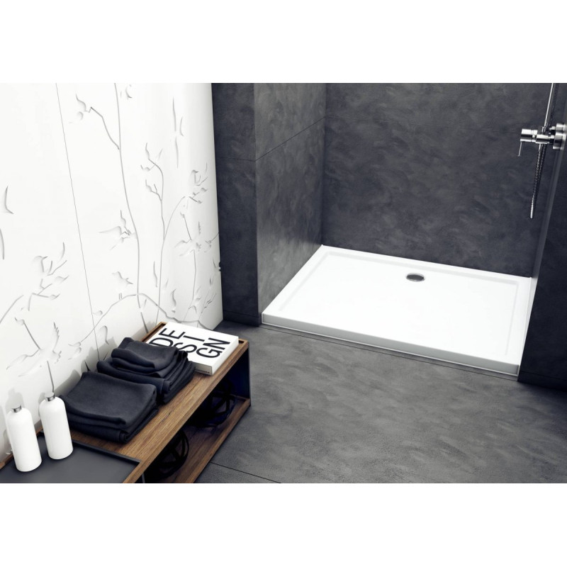 Elegancki Brodzik Prysznicowy Caspar 90x160x5 - Nowoczesny Komfort i Styl