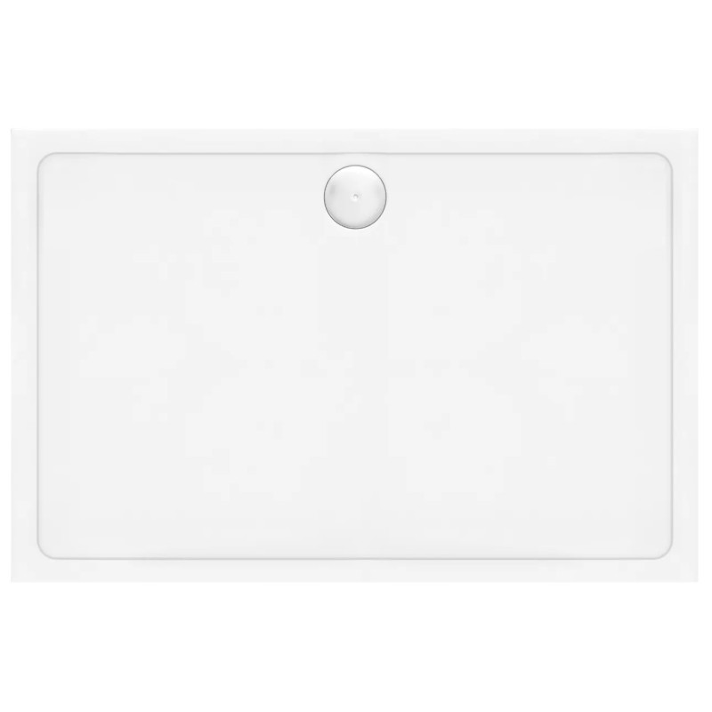 Nowoczesny Brodzik Savoy 80x100 Premium Biały + Syfon w Zestawie