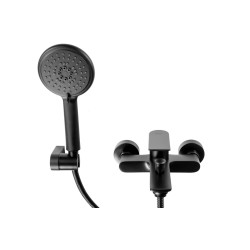 Stylowa Czarna Bateria Wannowa Mayson - Elegancja i Funkcjonalność w Jednym