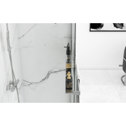 Luksusowy Wieszak z Półką EVO Chromowany - Elegancja i Funkcjonalność w Jednym