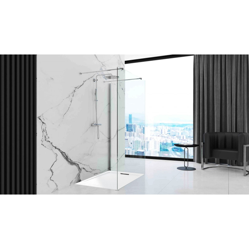 Stylowy Brodzik GRAND Biały 80x100 - Nowy Wymiar Komfortu w Twojej Łazience