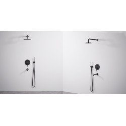 Zestaw Prysznicowo-Wannowy Lungo Czarny - Styl i Funkcjonalność w Twojej Łazience