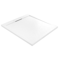 Elegancki Brodzik GRAND Biały 90x90 - Twoja Idealna Strefa Relaksu