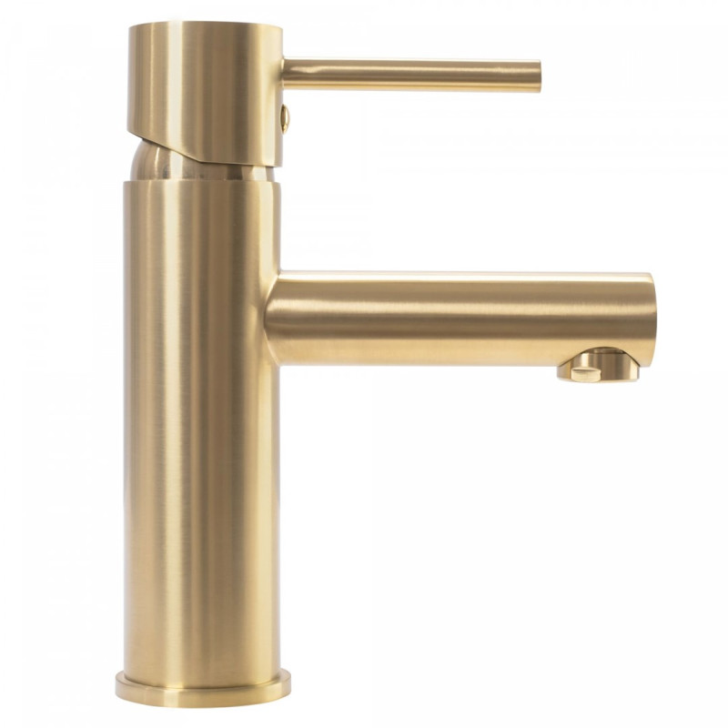 Bateria Łazienkowa Tess - Elegancja w Złocie Szczotkowanym, Niska Klasa Premium