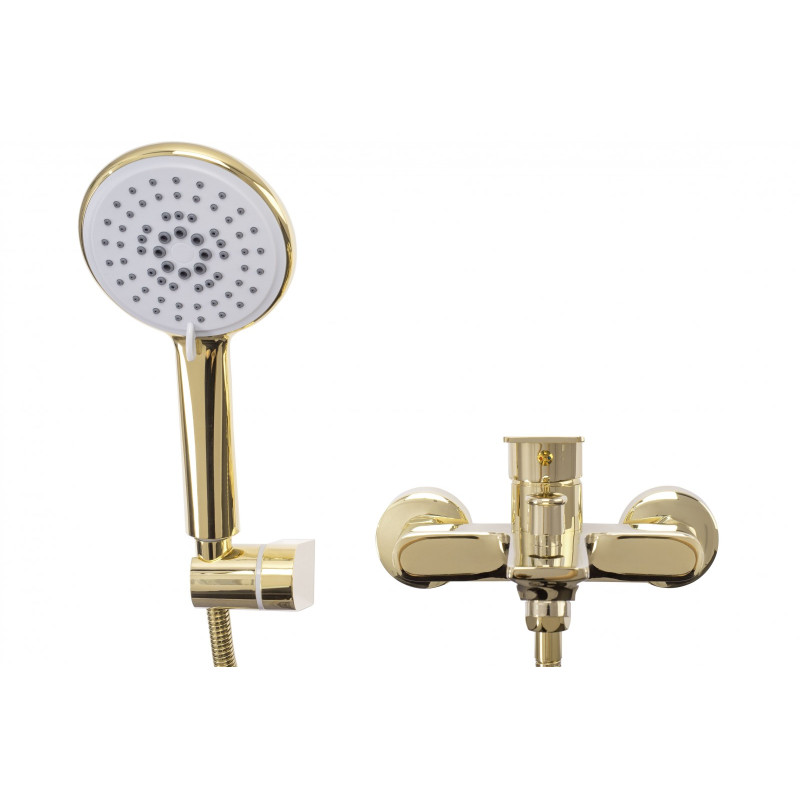 Złota Bateria Wannowa Mayson – Elegancja i Styl w Twojej Łazience