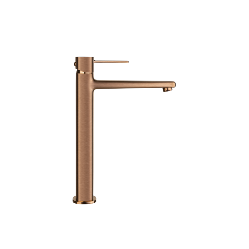 Elegancka Bateria Umywalkowa Invena GLAMOUR w Kolorze Miedzi - Wysoki Styl!