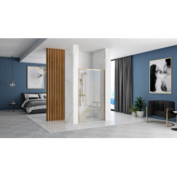 Złote Drzwi Prysznicowe Solar 120 – Luksus w Twojej Łazience!