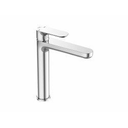 Stylowa bateria umywalkowa LAVEO TONDO z systemem klik-klak, chromowana nowoczesność