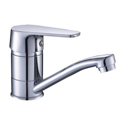 Stylowa Bateria Chromowana LUGA BQL 026D - Jednouchwytowa z Ruchomą Wylewką