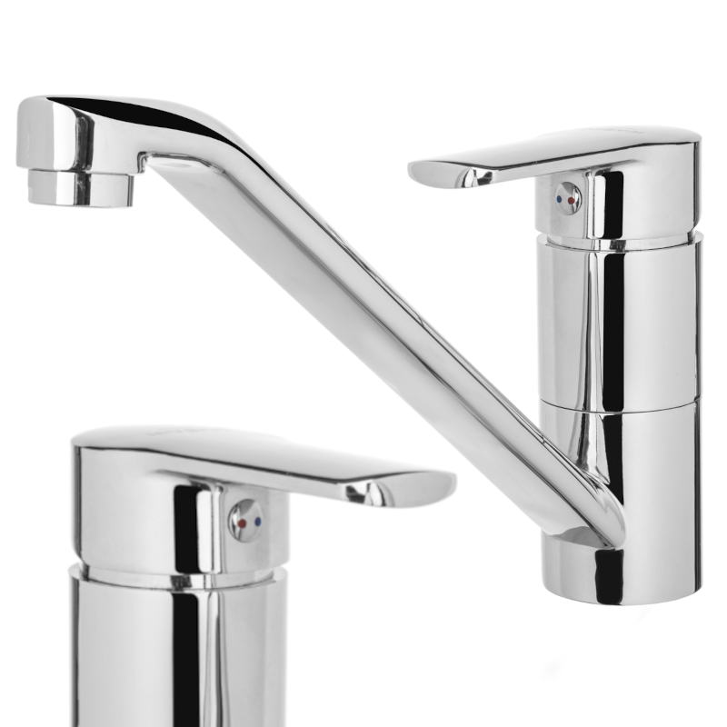 Nowoczesna bateria stojąca Invena VERSO - solidność i elegancja w chromie!