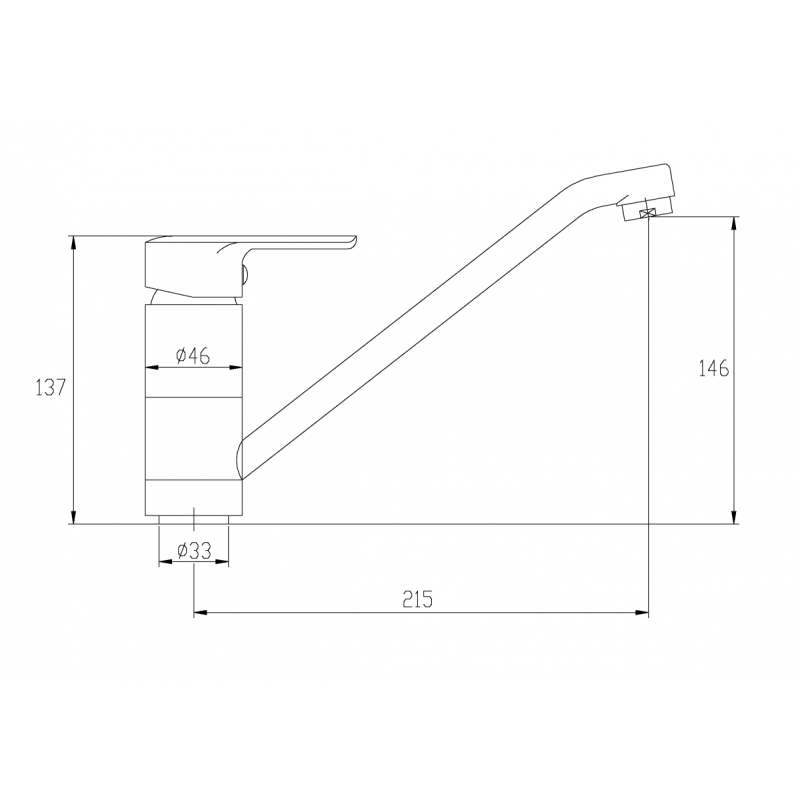 Nowoczesna bateria stojąca Invena VERSO - solidność i elegancja w chromie!