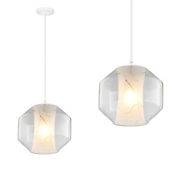 Elegancka Lampa Marmurowa APP908-1CP 24cm - Styl i Klasa dla Twojego Wnętrza