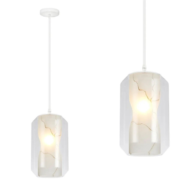 Elegancka LAMPA APP909-1CP Z Marmuru, Ø18 cm - Dodaj Styl Twojemu Wnętrzu!