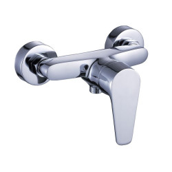 Chromowana Bateria Ścienna LUGA z Jednouchwytowym Mieszaczem - Gwarancja 5 Lat