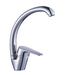 Chromowana Bateria LUGA z Ruchomą Wylewką - Elegancja i Funkcjonalność w Jednym